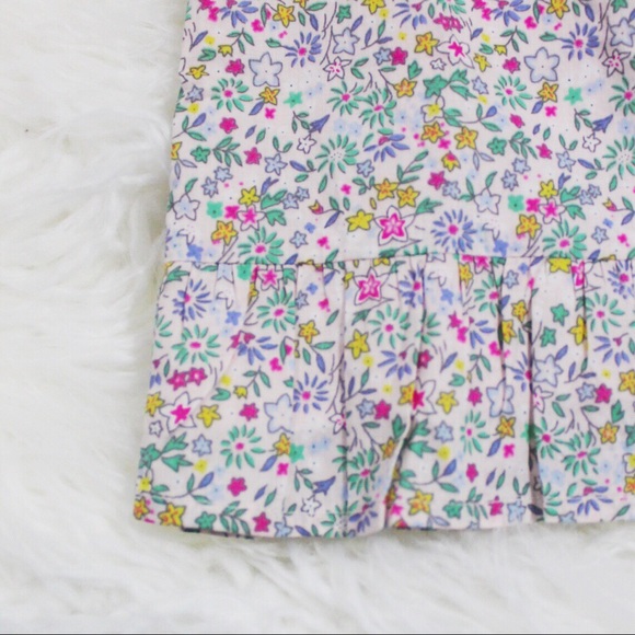 NWT Baby Gap Colorful Floral Peplum Print Tank Top - Picture 4 of 8